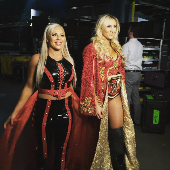 WWE Monday Night RAW - Z nakrúcania - Ashley Mae Sebera, Ashley Fliehr