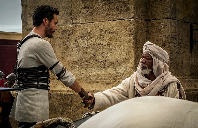 Ben-Hur - Filmfotók - Jack Huston, Morgan Freeman