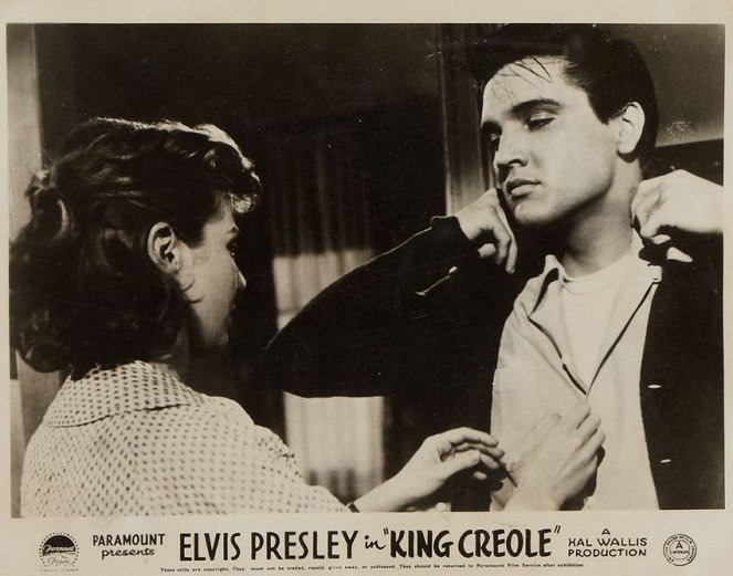 Bagarres au King Creole - Cartes de lobby - Elvis Presley
