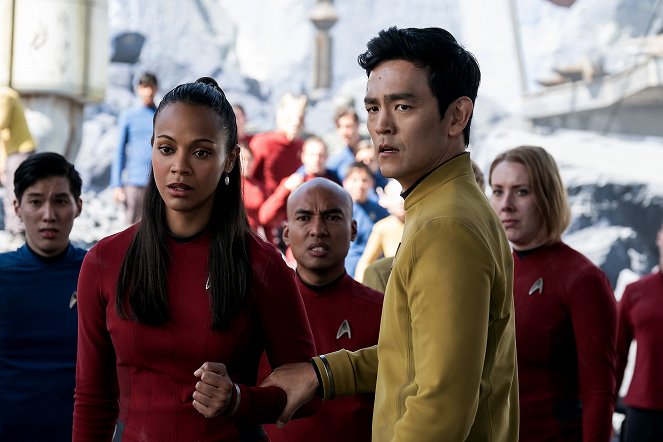 Star Trek: W nieznane - Z filmu - Zoe Saldana, John Cho