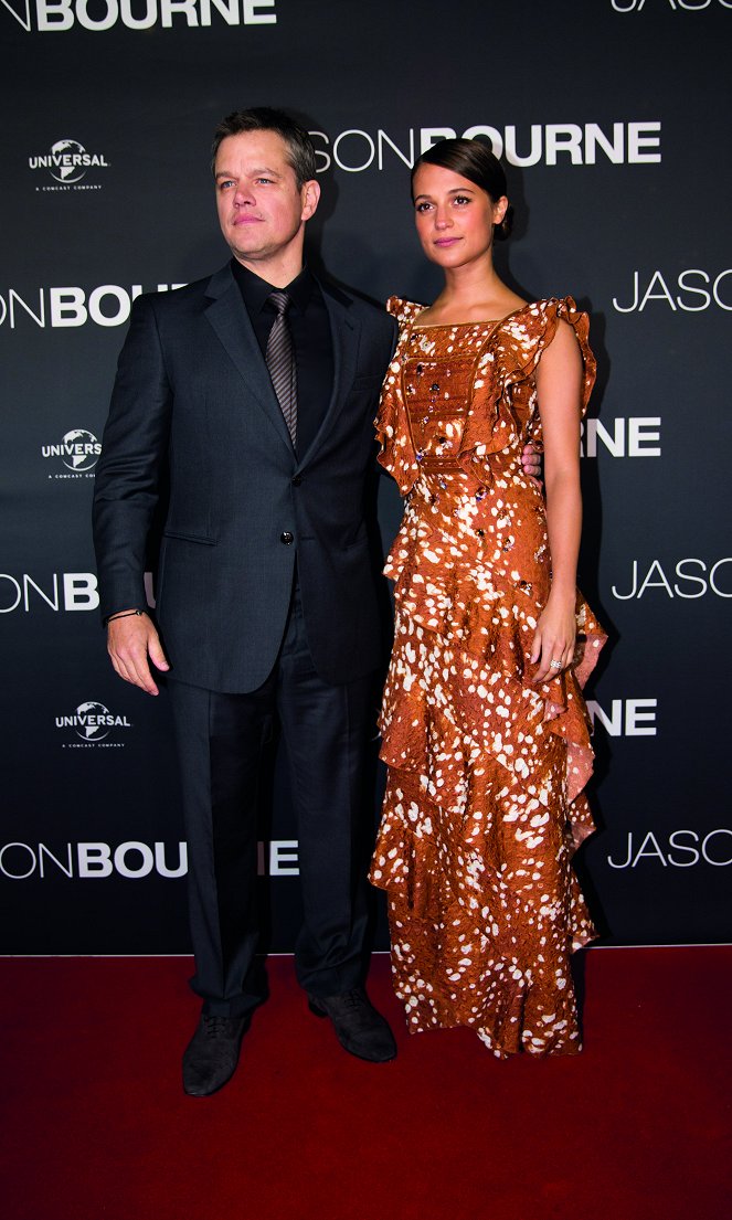Jason Bourne - Événements - Matt Damon, Alicia Vikander
