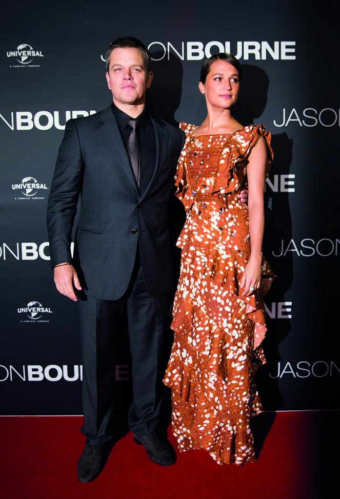 Jason Bourne - Z imprez - Matt Damon, Alicia Vikander