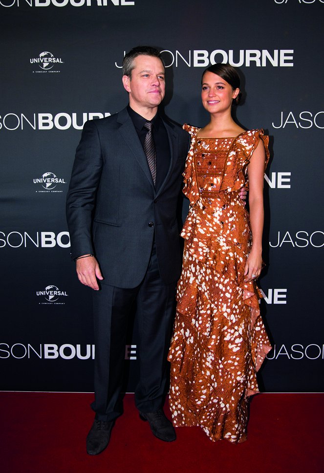 Jason Bourne - De eventos - Matt Damon, Alicia Vikander
