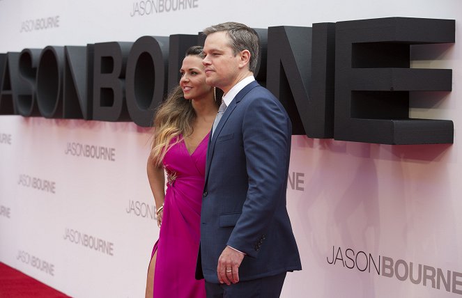 Jason Bourne - Events - Luciana Barroso, Matt Damon
