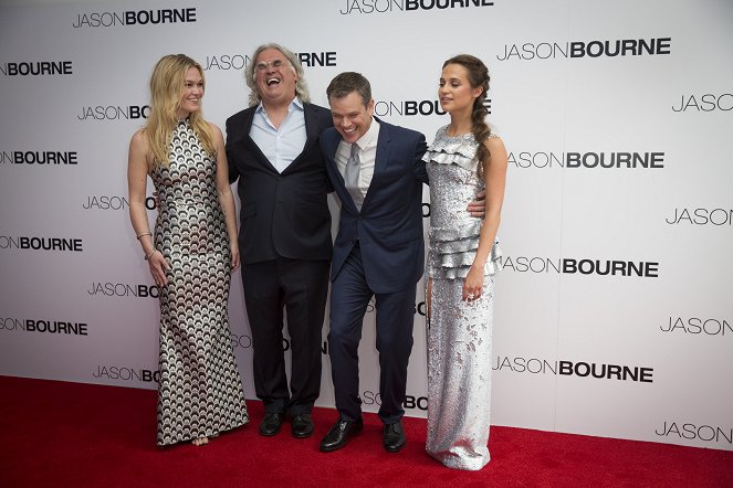 Jason Bourne - Z imprez - Julia Stiles, Paul Greengrass, Matt Damon, Alicia Vikander