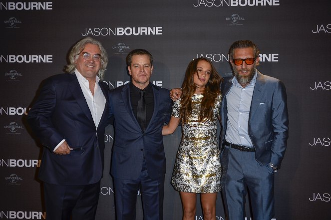Jason Bourne - Eventos - Paul Greengrass, Matt Damon, Alicia Vikander, Vincent Cassel