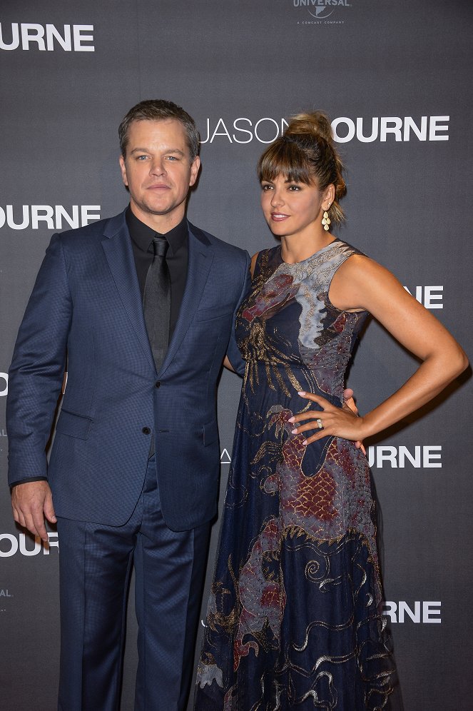 Jason Bourne - Events - Matt Damon, Luciana Barroso