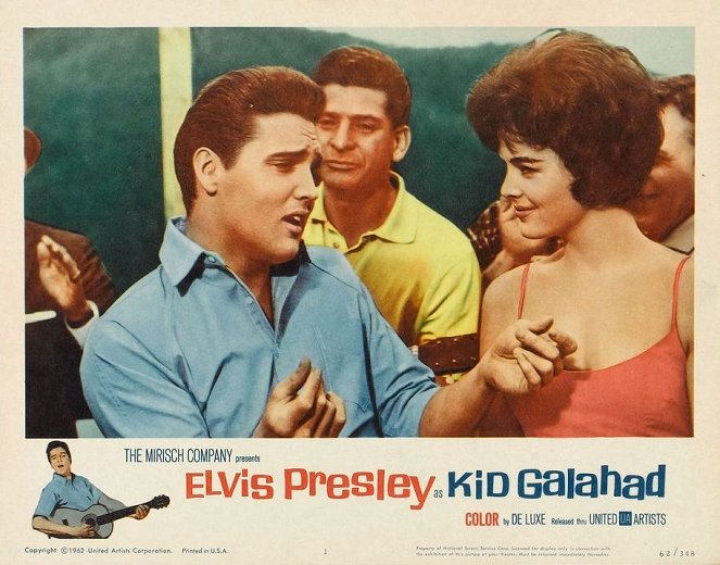 Kid Galahad - Lobby karty - Elvis Presley