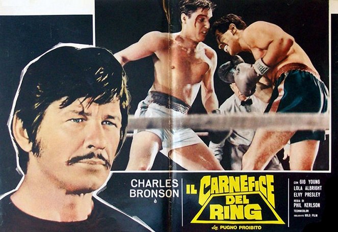 Kid Galahad - Cartões lobby - Charles Bronson, Elvis Presley