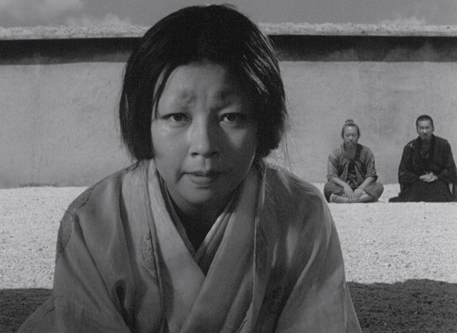 Rašómon - Z filmu - Mačiko Kjó, Takaši Šimura, Minoru Čiaki
