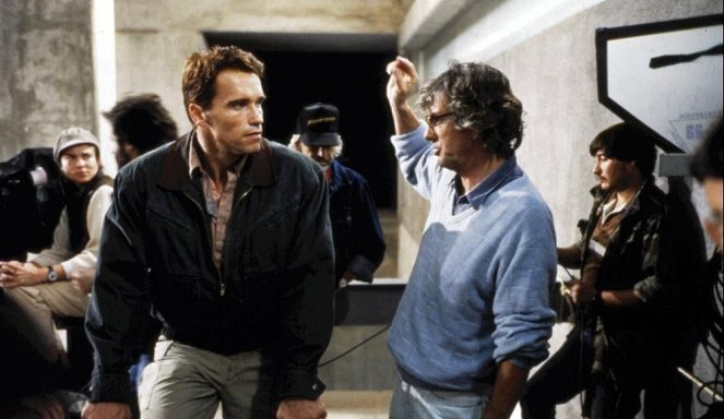 Total Recall - Tournage - Arnold Schwarzenegger, Paul Verhoeven