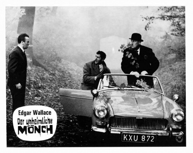 Edgar Wallace - Der unheimliche Mönch - Lobbykarten - Harald Leipnitz