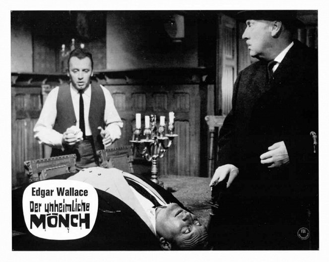 Edgar Wallace - Der unheimliche Mönch - Lobbykarten - Eddi Arent