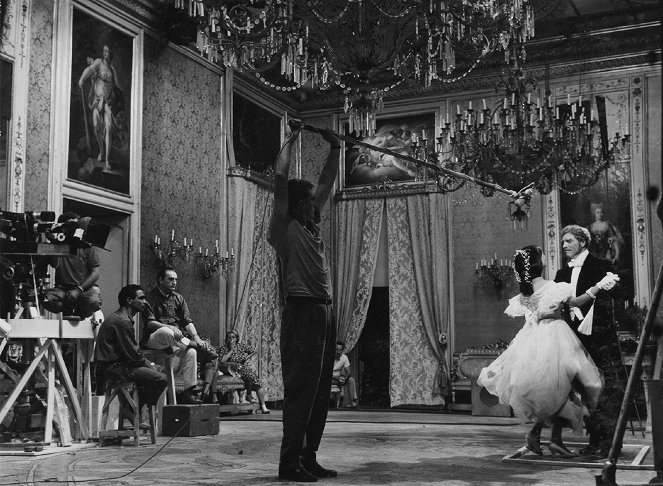 Der Leopard - Dreharbeiten - Luchino Visconti, Claudia Cardinale, Burt Lancaster