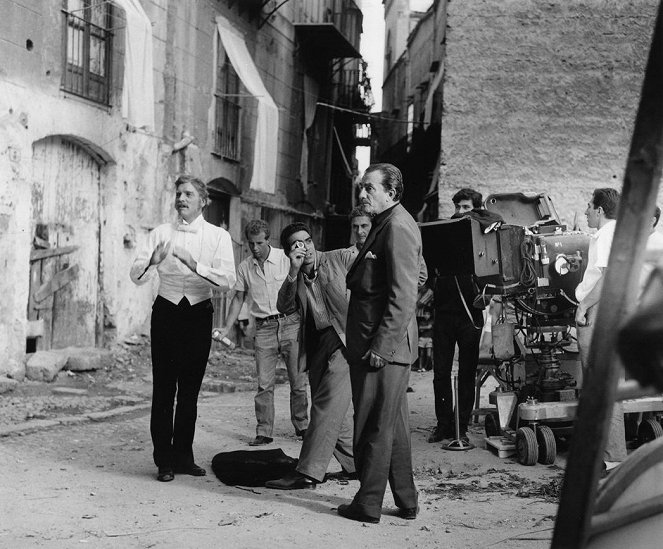 A párduc - Forgatási fotók - Burt Lancaster, Luchino Visconti