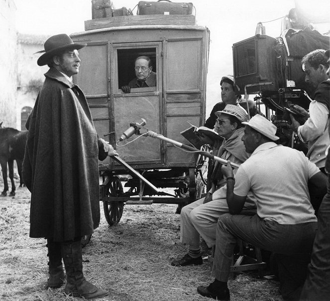 Il gattopardo - De filmagens - Burt Lancaster, Luchino Visconti