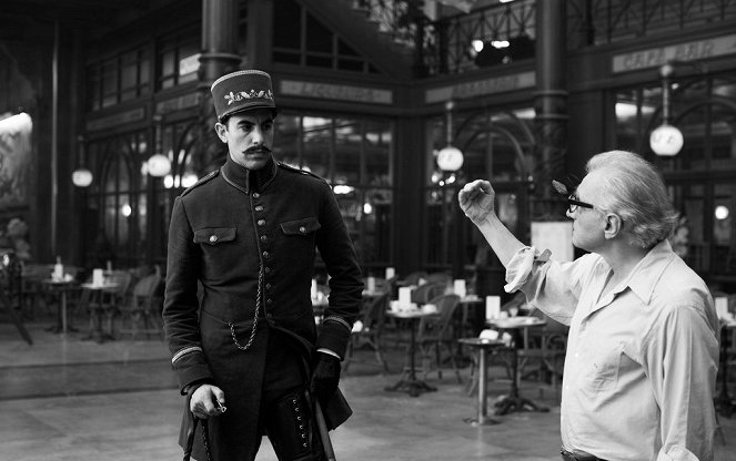 Hugo - Kuvat kuvauksista - Sacha Baron Cohen, Martin Scorsese