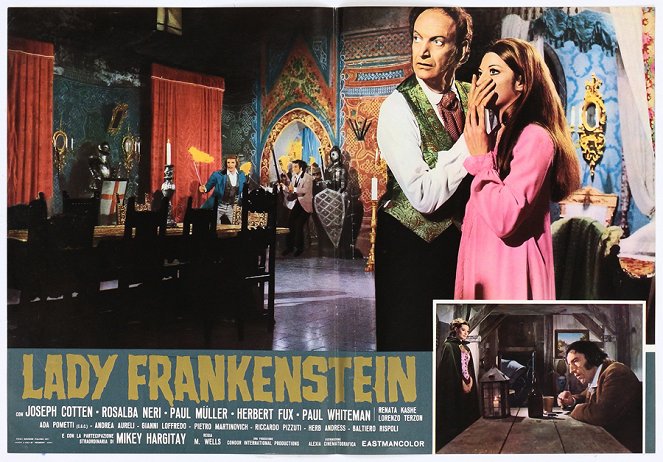 Lady Frankenstein, cette obsédée sexuelle - Cartes de lobby