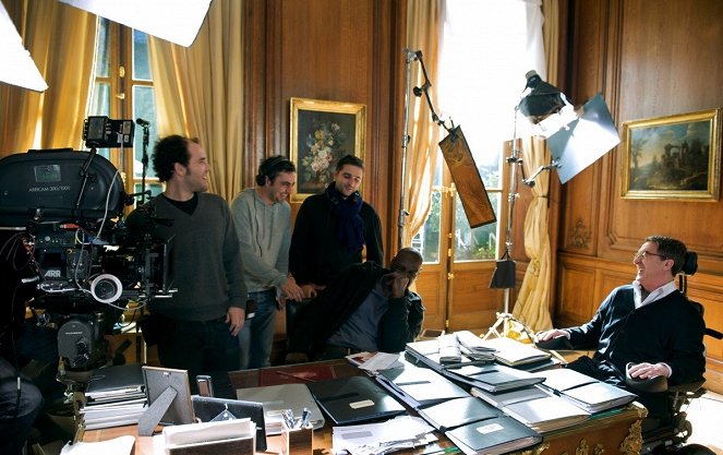 Nedotknutelní - Z natáčení - Eric Toledano, Olivier Nakache, Omar Sy, François Cluzet