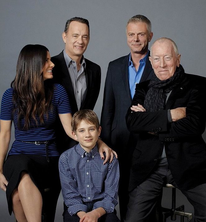 Tan fuerte, tan cerca - Promoción - Sandra Bullock, Tom Hanks, Thomas Horn, Stephen Daldry, Max von Sydow