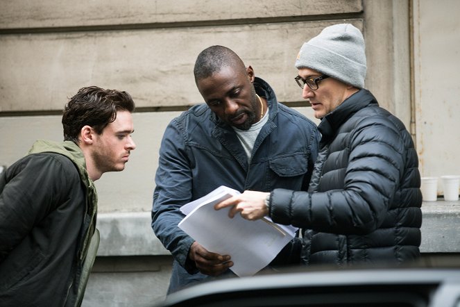 Atentado en París - Del rodaje - Richard Madden, Idris Elba, James Watkins