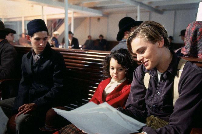 Titanic - Kuvat kuvauksista - Leonardo DiCaprio
