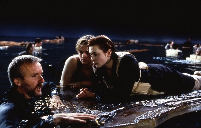 Titanic - Dreharbeiten - James Cameron, Leonardo DiCaprio, Kate Winslet