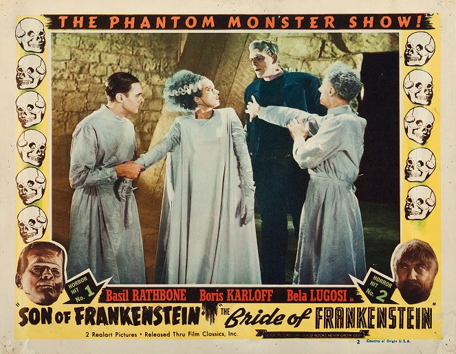De zoon van Frankenstein - Lobbykaarten