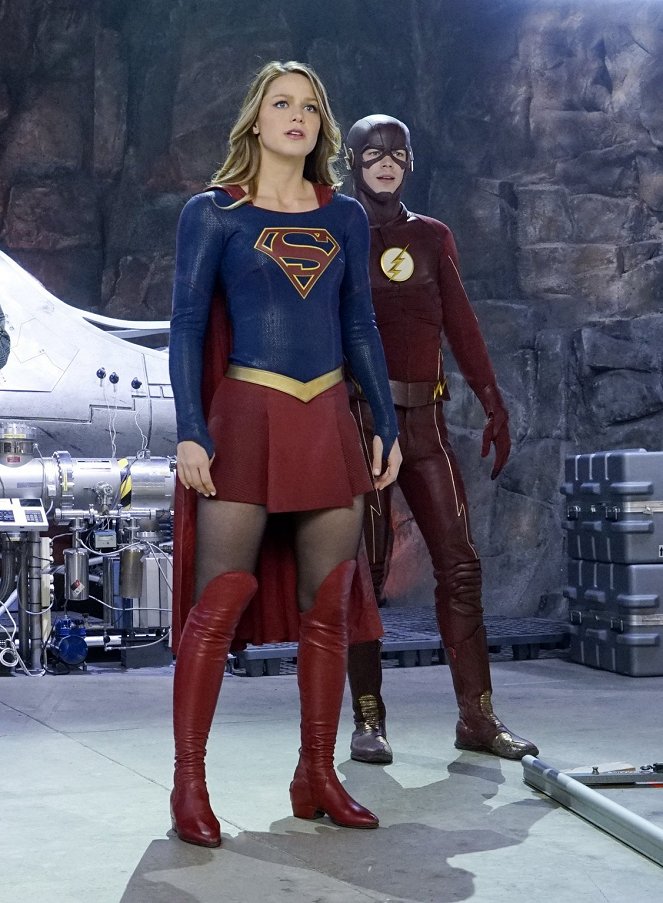 Supergirl - Blitzbesuch - Filmfotos - Melissa Benoist, Grant Gustin