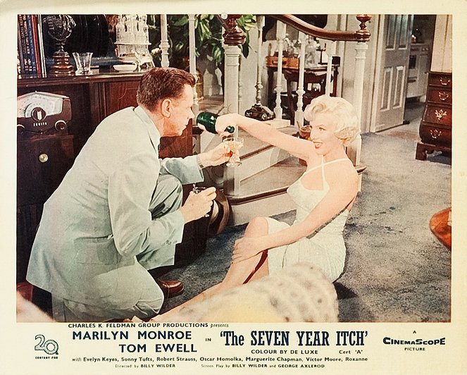 Slamený vdovec - Fotosky - Tom Ewell, Marilyn Monroe