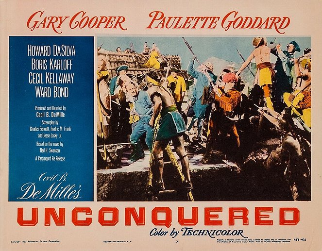 Unconquered - Lobby Cards