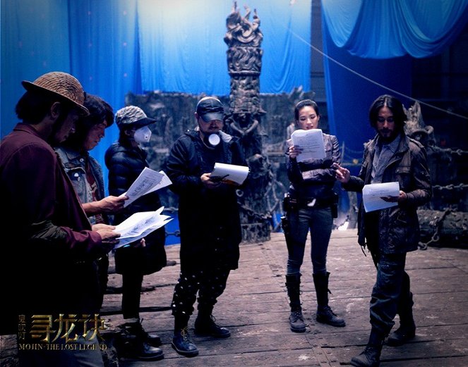 Mojin - The Lost Legend - Dreharbeiten - Yu Xia, Bo Huang, Qi Shu, Kun Chen