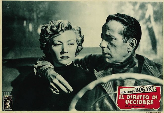 Le Violent - Cartes de lobby - Gloria Grahame, Humphrey Bogart