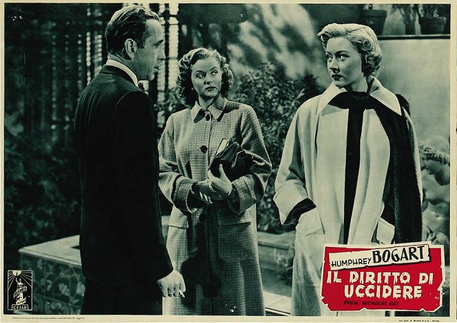 Le Violent - Cartes de lobby - Humphrey Bogart, Gloria Grahame