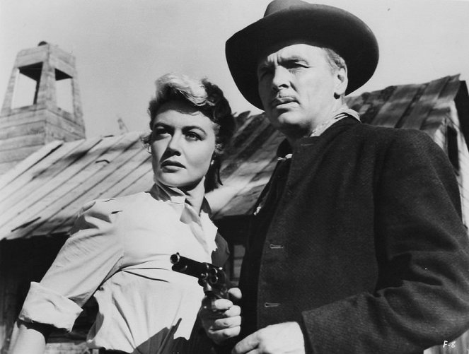 Fünf Revolver gehen nach Westen - Filmfotos - Dorothy Malone, John Lund
