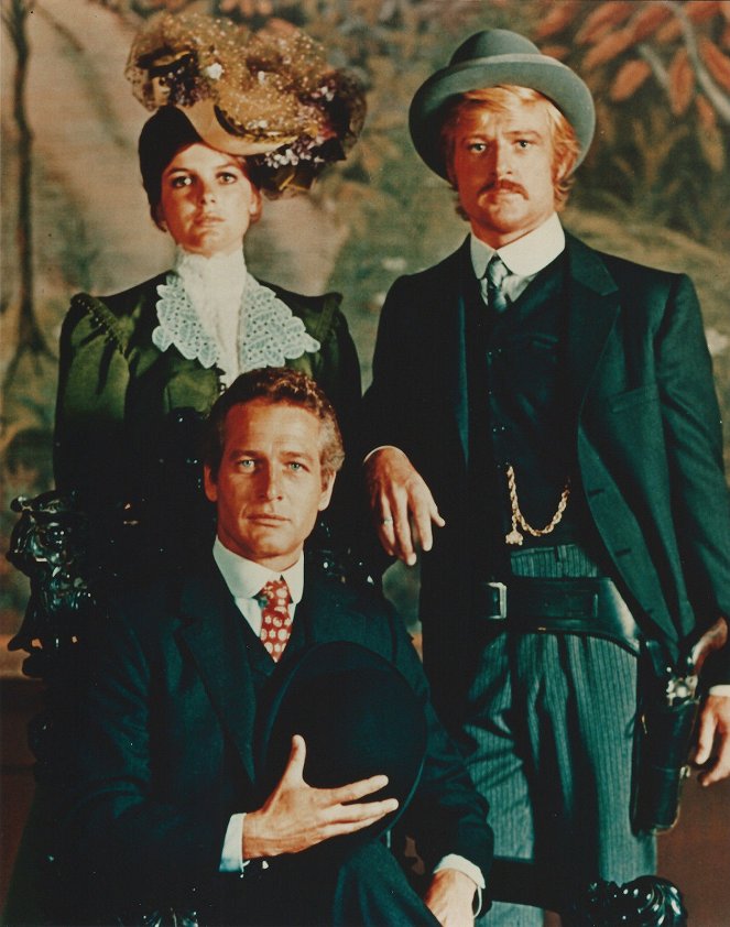 Butch Cassidy and the Sundance Kid - Zwei Banditen - Werbefoto - Katharine Ross, Paul Newman, Robert Redford
