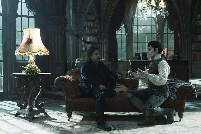 Dark Shadows - Dreharbeiten - Tim Burton, Johnny Depp