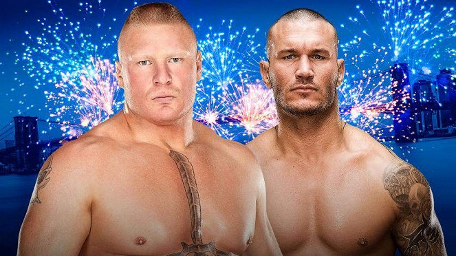 WWE SummerSlam - Werbefoto - Brock Lesnar, Randy Orton