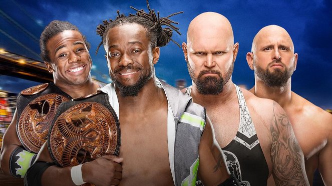 WWE SummerSlam - Promóció fotók - Austin Watson, Kofi Sarkodie-Mensah, Andrew Hankinson, Chad Allegra