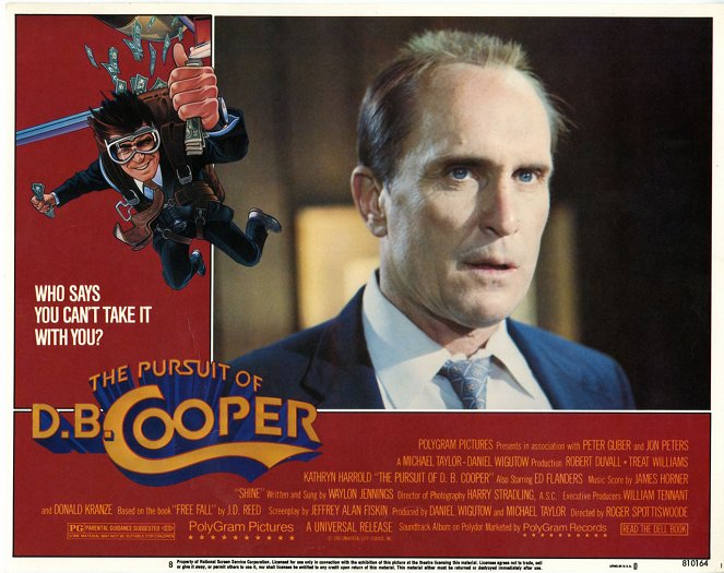 The Pursuit of D.B. Cooper - Lobby karty - Robert Duvall