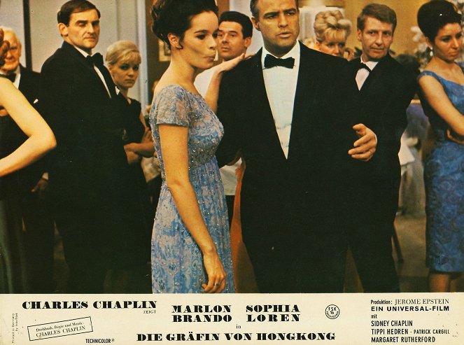 La Comtesse de Hong Kong - Cartes de lobby - Geraldine Chaplin, Marlon Brando