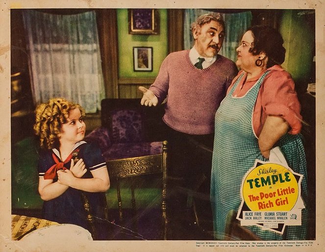 Poor Little Rich Girl - Lobbykarten - Shirley Temple, Henry Armetta