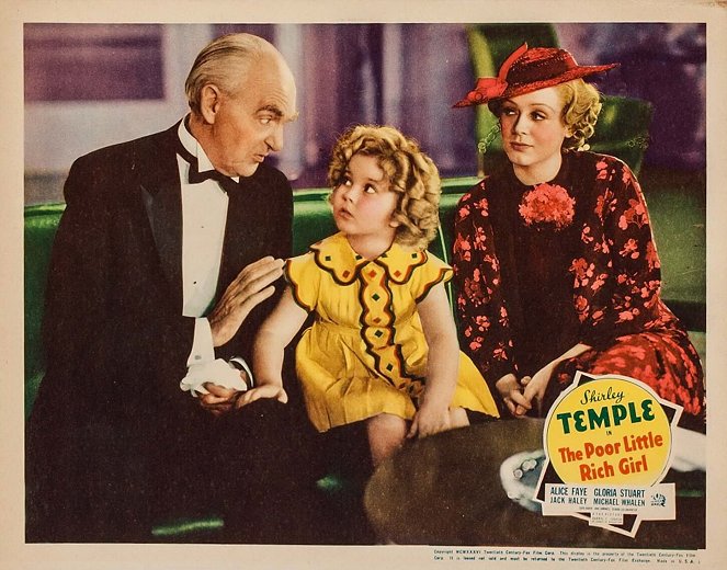 Poor Little Rich Girl - Lobby Cards - Claude Gillingwater, Shirley Temple