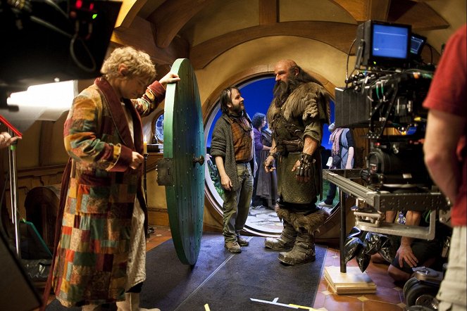 Der Hobbit: Eine unerwartete Reise - Dreharbeiten - Martin Freeman, Peter Jackson