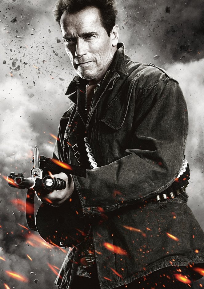 Los mercenarios 2 - Promoción - Arnold Schwarzenegger