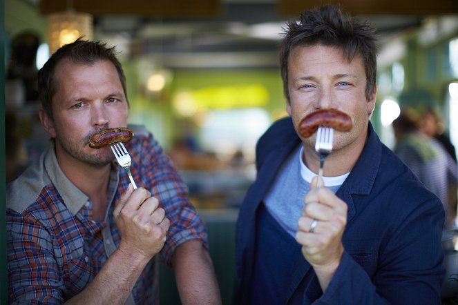 Jamie and Jimmy's Food Party - Filmfotos - Jimmy Doherty, Jamie Oliver