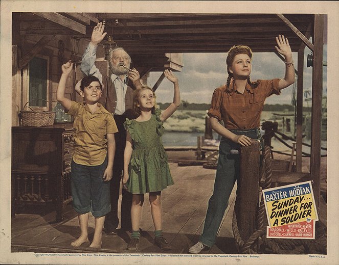Sunday Dinner for a Soldier - Lobby Cards - Billy Cummings, Charles Winninger, Connie Marshall, Anne Baxter