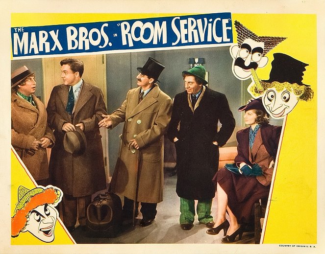 Die Marx Brothers - Zimmerdienst - Lobbykarten
