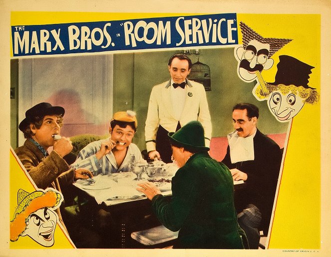 Die Marx Brothers - Zimmerdienst - Lobbykarten