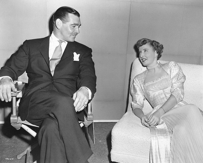 To Please a Lady - Z natáčení - Clark Gable, Barbara Stanwyck